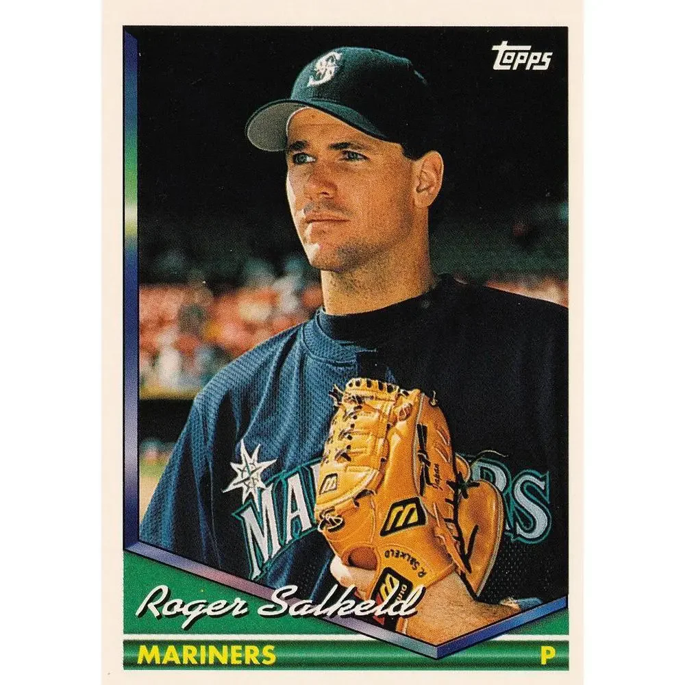 1994 Topps Roger Salkeld # 376 Seattle Mariners